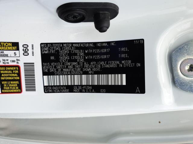 2020 TOYOTA SIENNA L 5TDZZ3DC4LS059329
