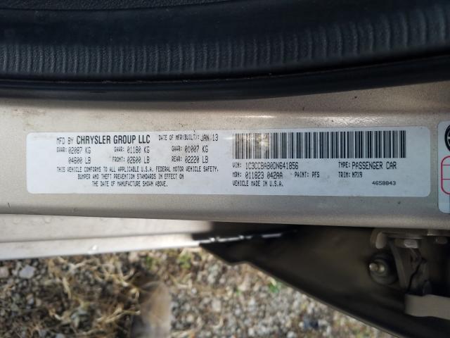2013 CHRYSLER 200 LX 1C3CCBAB0DN641856