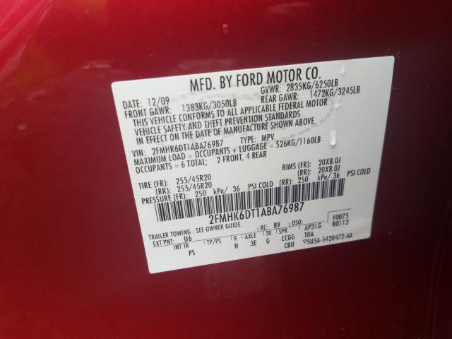 2010 FORD FLEX LIMIT 2FMHK6DT1ABA76987