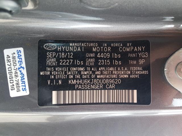2013 HYUNDAI GENESIS CO KMHHU6KJ8DU089620