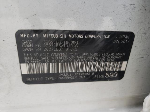 2017 MITSUBISHI LANCER ES JA32U2FU2HU009319