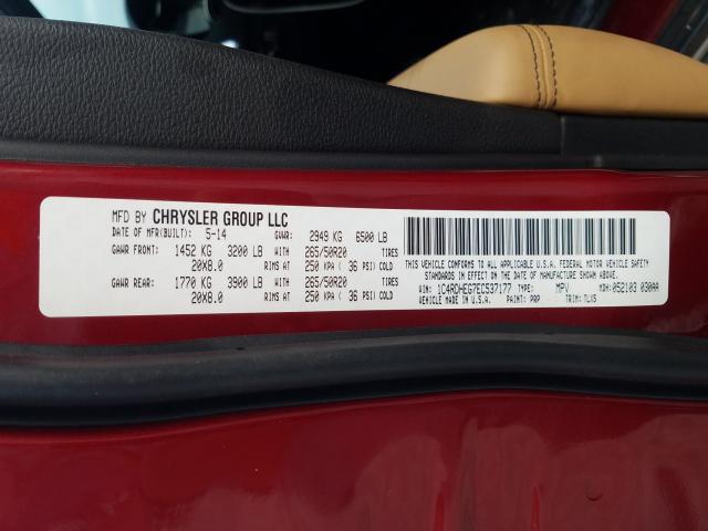 2014 DODGE DURANGO CI 1C4RDHEG7EC537177