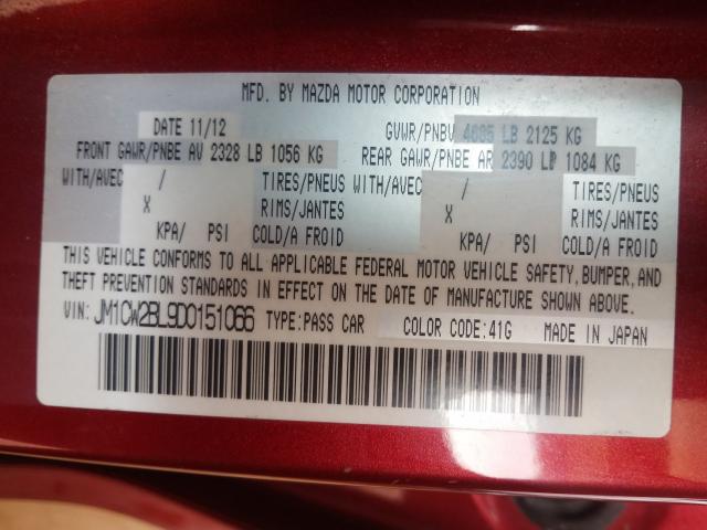 2013 MAZDA 5 JM1CW2BL9D0151066