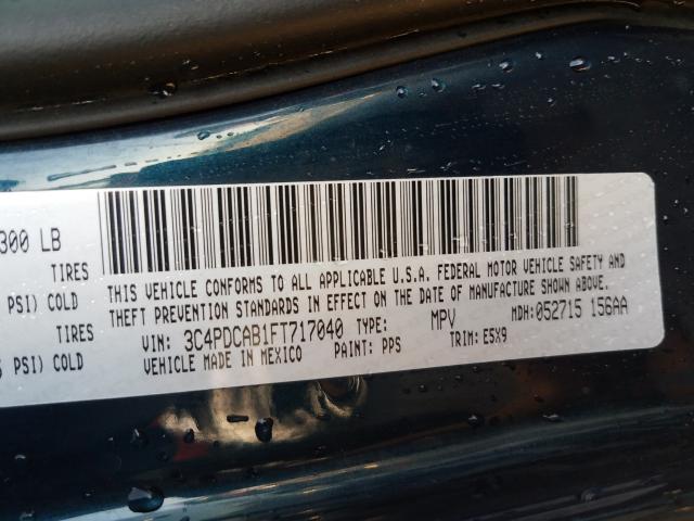 2015 DODGE JOURNEY SE 3C4PDCAB1FT717040