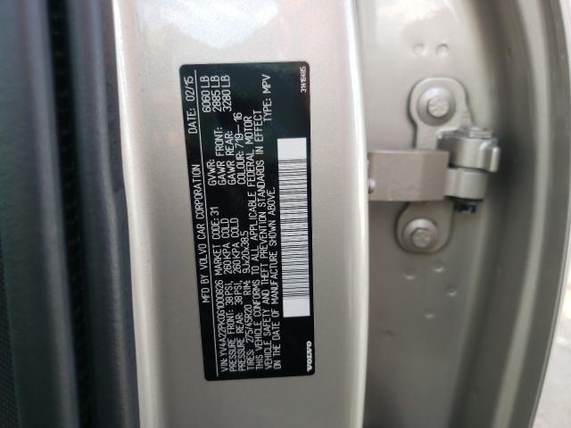 2016 VOLVO XC90 T6 YV4A22PK0G1000826