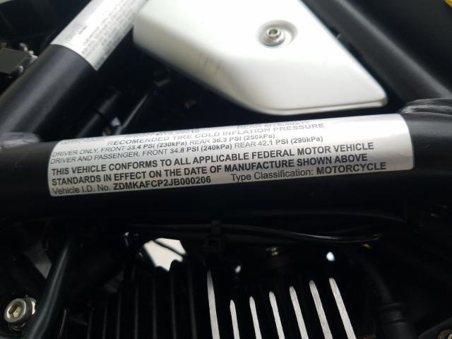 2018 DUCATI SCRAMBLER ZDMKAFCP2JB000206