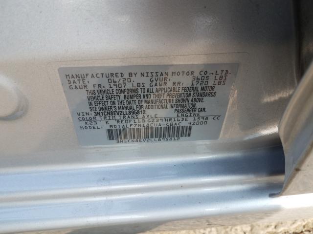 2020 NISSAN VERSA SV 3N1CN8EV2LL895812