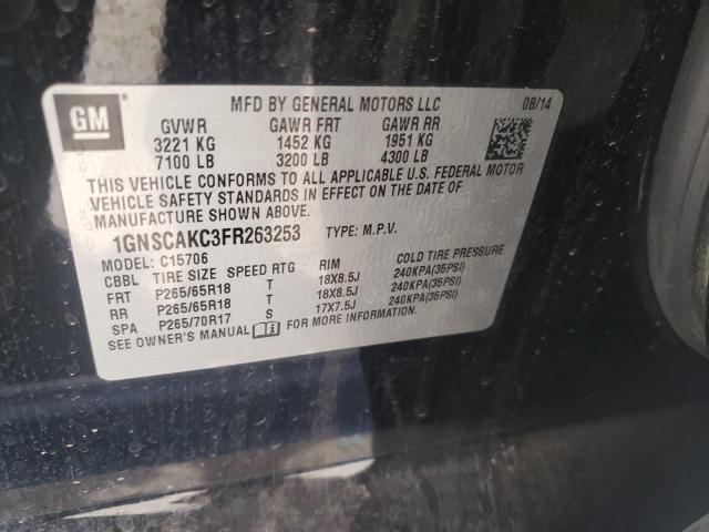 2015 CHEVROLET TAHOE C150 1GNSCAKC3FR263253
