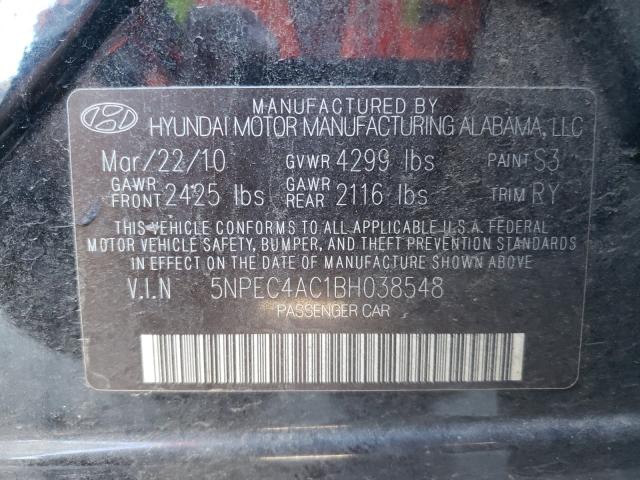 2011 HYUNDAI SONATA SE - 5NPEC4AC1BH038548