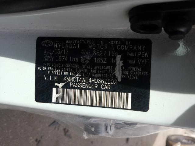 2017 HYUNDAI ACCENT SE KMHCT4AE4HU362502
