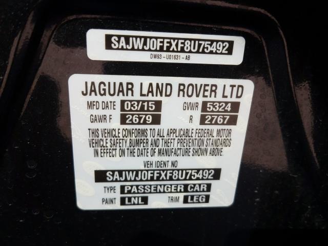 2015 JAGUAR XF 3.0 SPO SAJWJ0FFXF8U75492