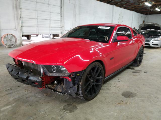 2012 FORD MUSTANG GT 1ZVBP8CF4C5209605