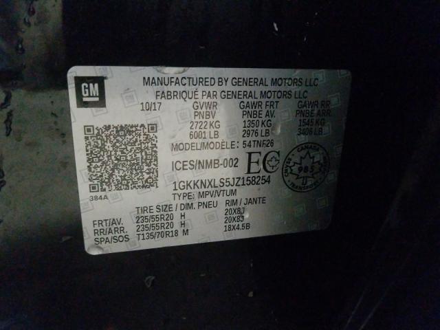 2018 GMC ACADIA DEN 1GKKNXLS5JZ158254