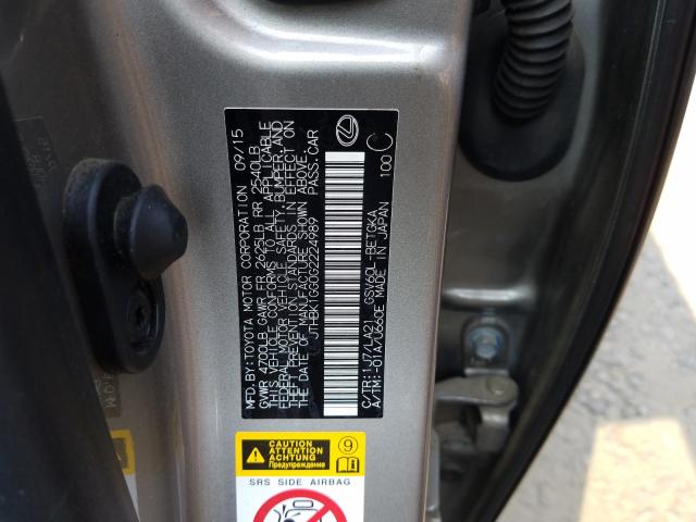 2016 LEXUS ES 350 JTHBK1GG0G2224989