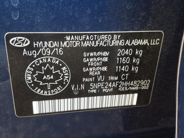 Hyundai Sonata 2016 -auction- 9