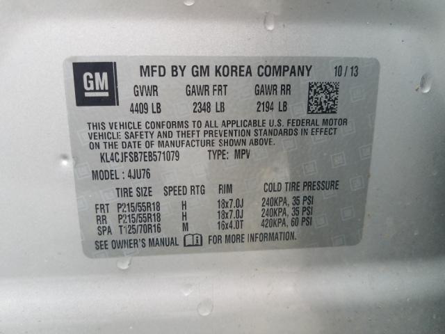 2014 BUICK ENCORE CON KL4CJFSB7EB571079