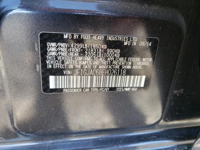 2014 SUBARU IMPREZA PR JF1GJAC68EH026118