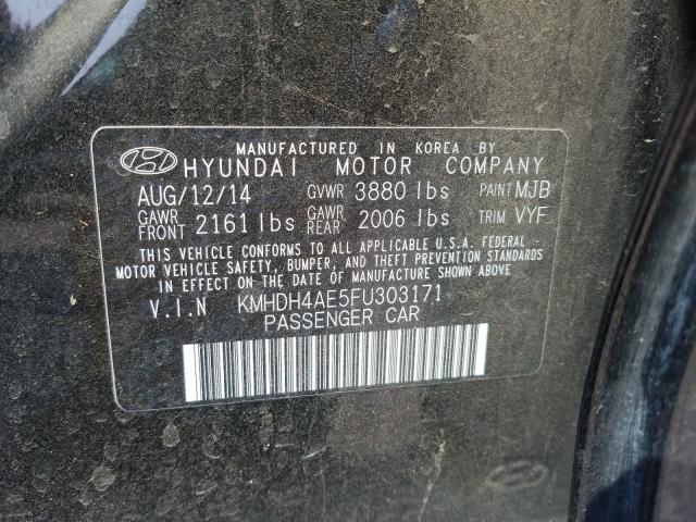 2015 HYUNDAI ELANTRA SE - KMHDH4AE5FU303171