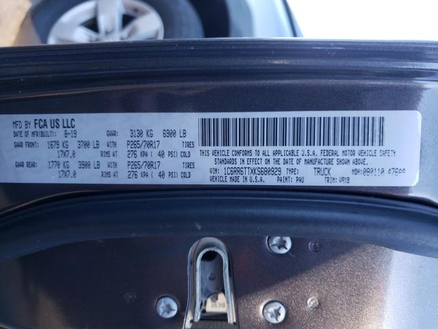 2019 RAM 1500 CLASS 1C6RR6TTXKS680929