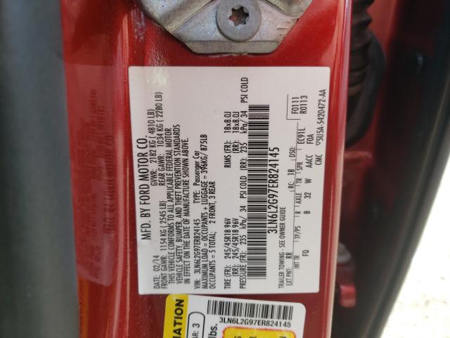 2014 LINCOLN MKZ 3LN6L2G97ER824145