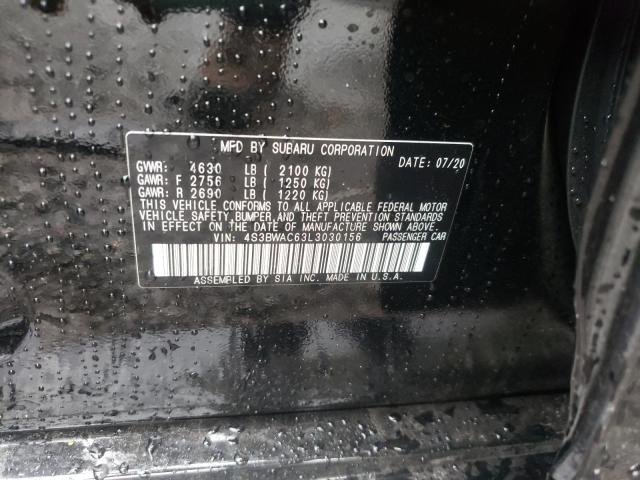 2020 SUBARU LEGACY PRE 4S3BWAC63L3030156