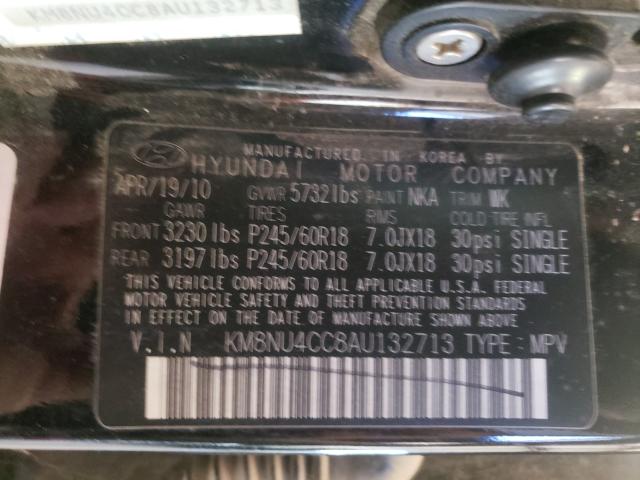 2010 HYUNDAI VERACRUZ KM8NU4CC8AU132713