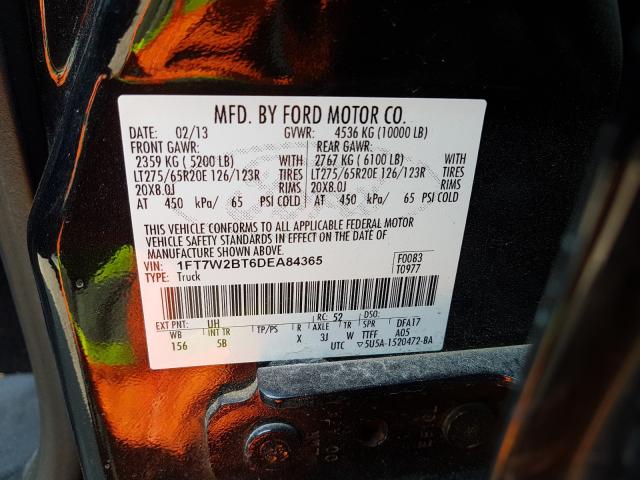 2013 FORD F250 SUPER 1FT7W2BT6DEA84365
