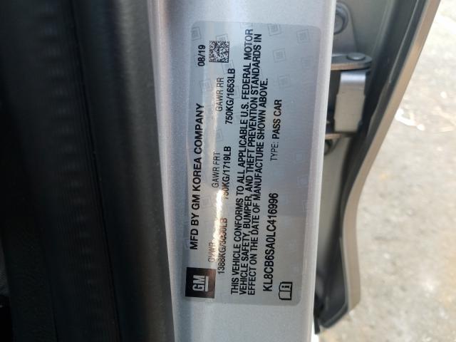 2020 CHEVROLET SPARK LS KL8CB6SA0LC416996