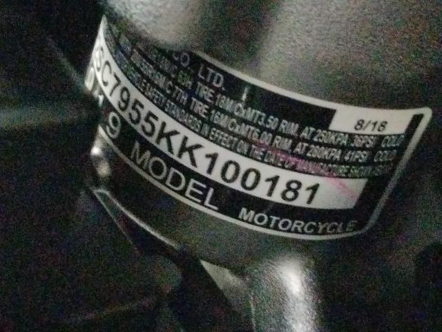 2019 HONDA GL1800 D JH2SC7955KK100181