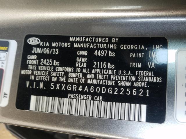 2013 KIA OPTIMA SX 5XXGR4A60DG225621