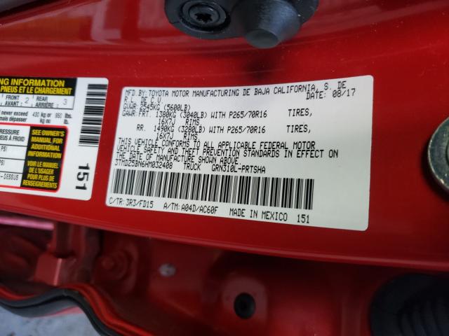 2017 TOYOTA TACOMA DOU 3TMDZ5BN6HM032408