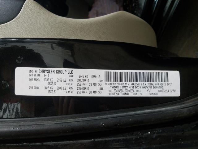 2011 DODGE GRAND CARA 2D4RN5DG1BR693296