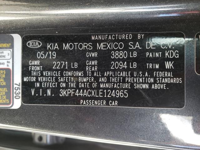 2020 KIA FORTE GT 3KPF44ACXLE124965
