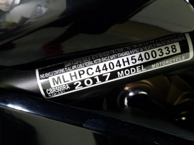 2017 HONDA CBR500 RA- MLHPC4404H5400338