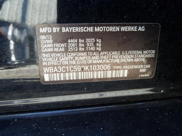 2013 BMW 328 I SULE WBA3C1C59DK103006