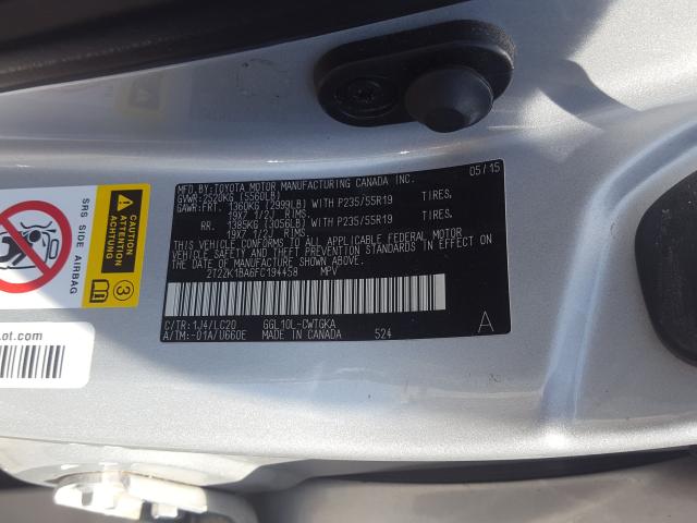 2015 LEXUS RX 350 2T2ZK1BA6FC194458