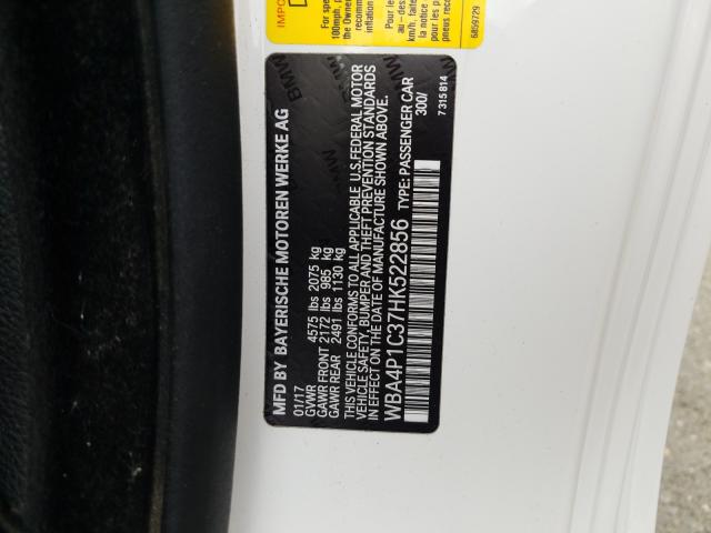 2017 BMW 440I WBA4P1C37HK522856