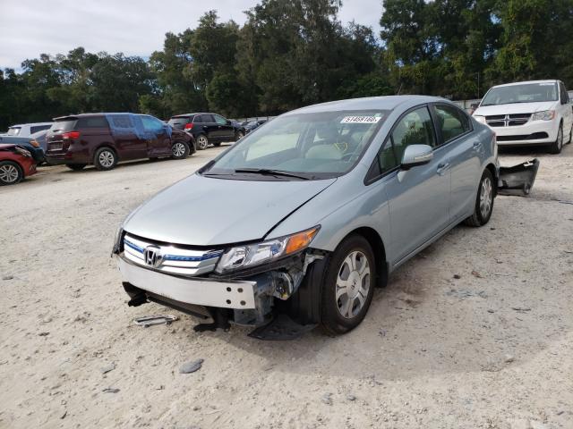 2012 HONDA CIVIC HYBR JHMFB4F29CS006455