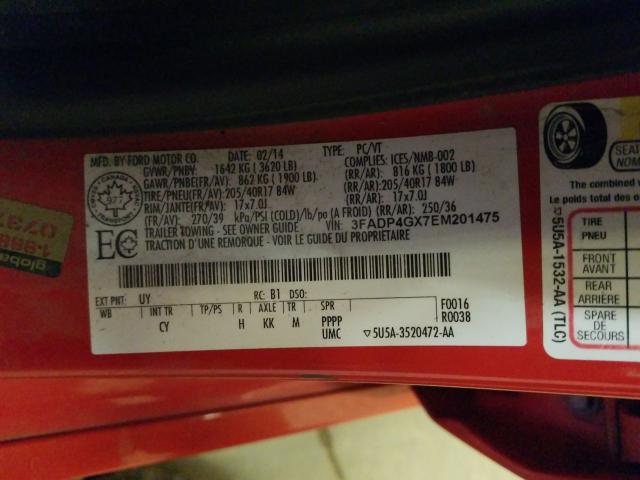 2014 FORD FIESTA ST 3FADP4GX7EM201475