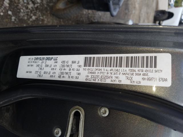 2012 DODGE RAM 2500 L 3C6UD5FL8CG255474