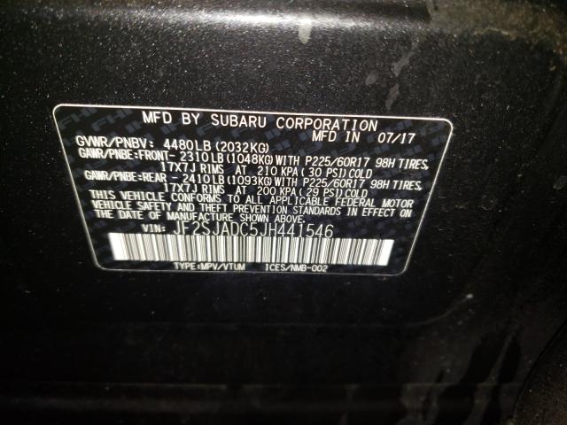 2018 SUBARU FORESTER 2 JF2SJADC5JH441546