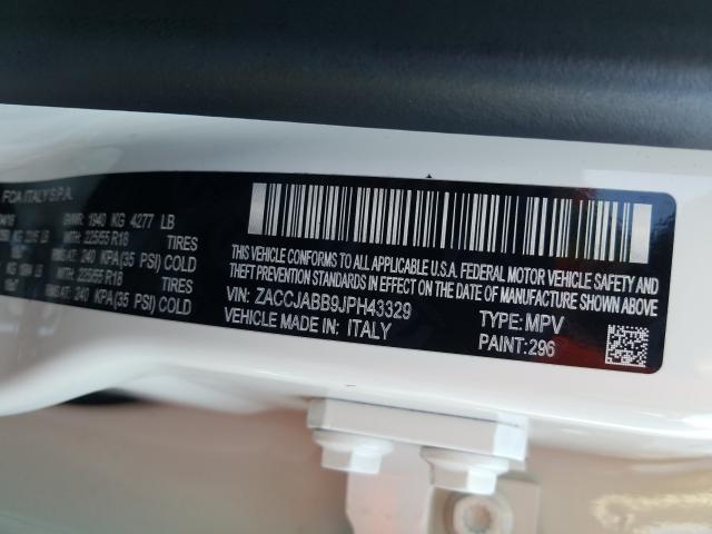 2018 JEEP RENEGADE L ZACCJABB9JPH43329