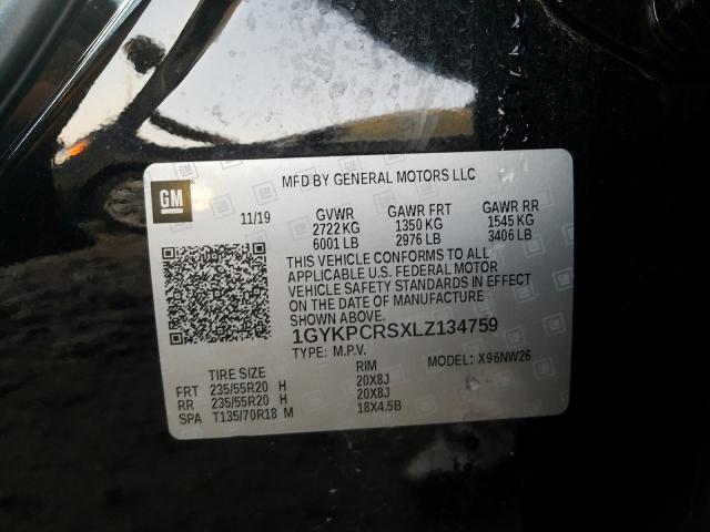 2020 CADILLAC XT6 PREMIU 1GYKPCRSXLZ134759