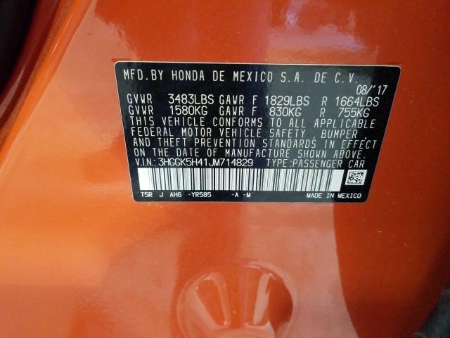 2018 HONDA FIT LX 3HGGK5H41JM714829