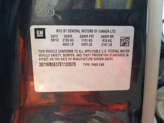 2014 CHEVROLET IMPALA LIM 2G1WB5E37E1120578