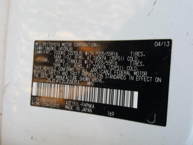 2013 TOYOTA SCION XB JTLZE4FE2DJ038353