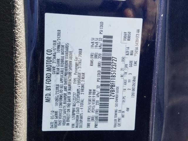 2011 FORD MUSTANG GT 1ZVBP8FF1B5123727