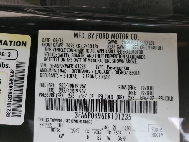 2014 FORD FUSION TIT 3FA6P0K96ER101235