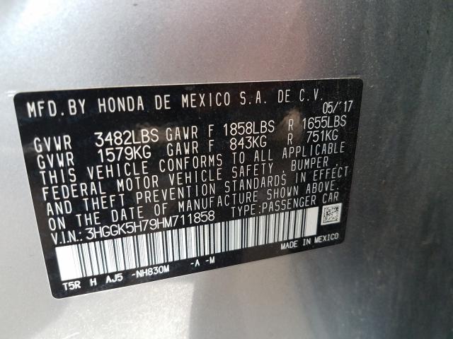 2017 HONDA FIT EX 3HGGK5H79HM711858