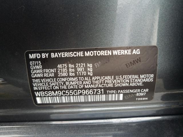 2016 BMW M3 WBS8M9C55GP966731